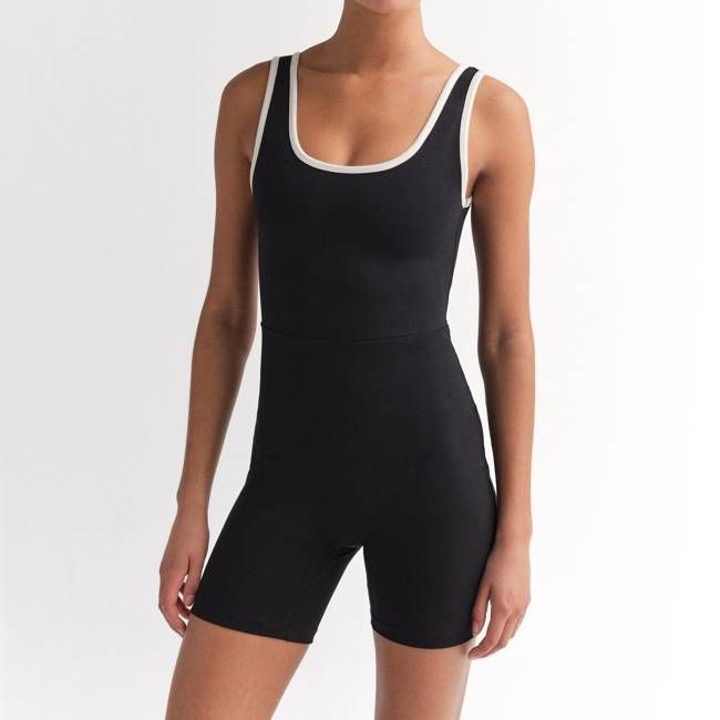 Organic Stretch Contrast Unitard