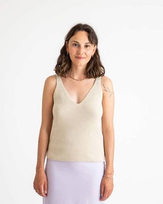 Knit Tank oyster