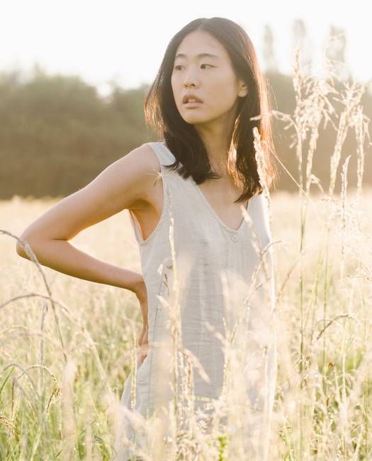 Gianna Linen Jumpsuit In Bone