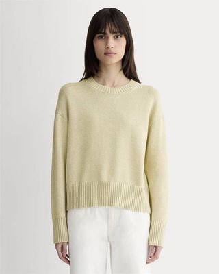The Boxy Sweater in Everyday Cotton | Mojave Desert / Natural