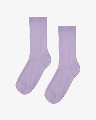 Women Classic Organic Sock - Soft Lavender