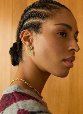 Rose Drop Earrings