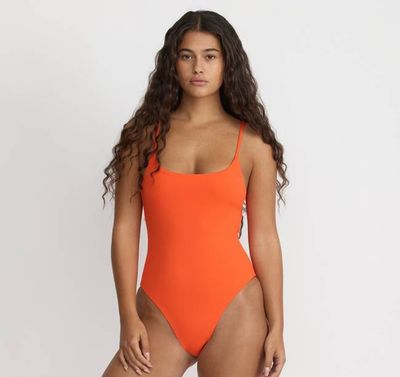 Swim Open Back One-Piece