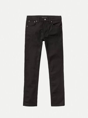 Lean Dean Dry Cold Black slim tapered jeans | Nudie Jeans