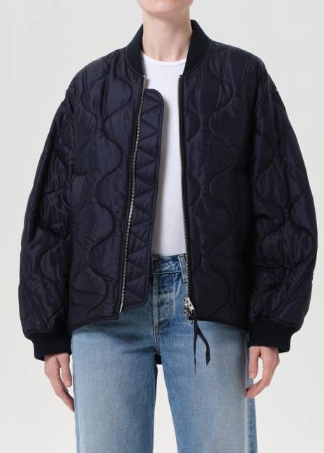 Isla Quilted Jacket in Ink
