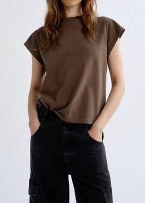 Bryce Cap Sleeve Tee in Uniform