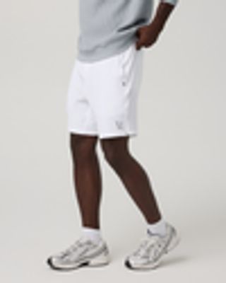 Vuori HardKore Short Lined 7" | Men's White Performance Shorts