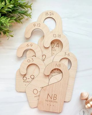 Wooden Size Dividers - classic numbers