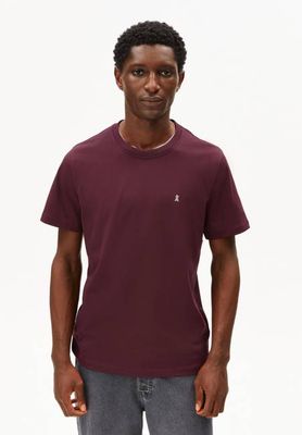 LAARON T-SHIRT | dunkle Preiselbeere