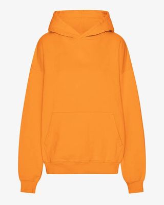 Organic Oversized Hood - Sunny Orange