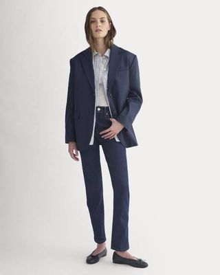 High-Rise Cigarette Jean | Pure Blue