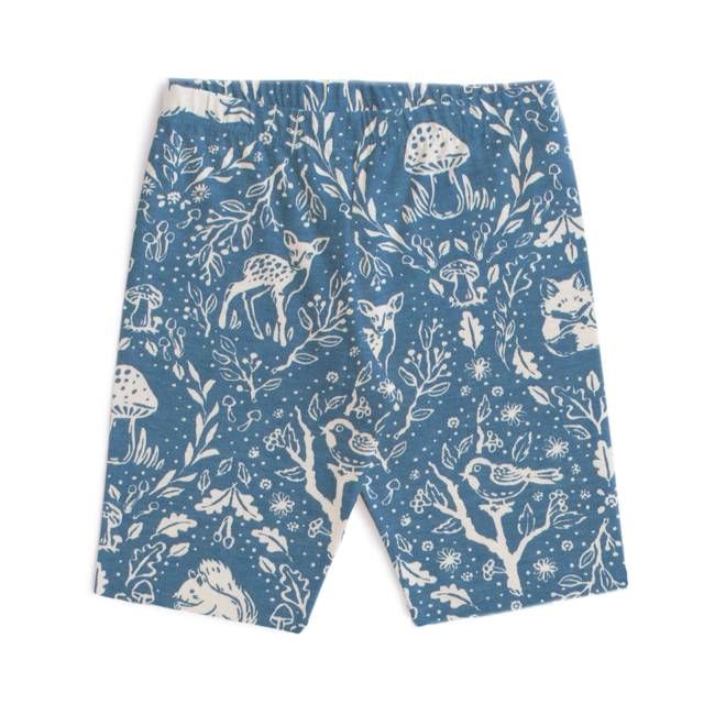 Winter Water Factory Bike Shorts - Animal Tapestry Blue