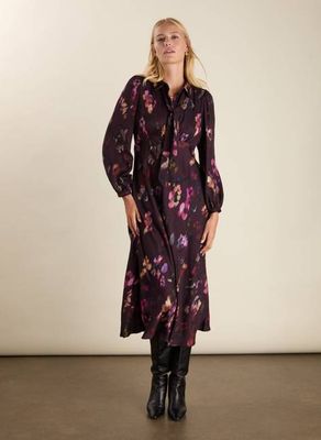 Charlotte Printed Midi Dress
