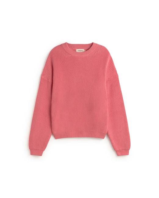 Thinking Mu Pink Organic Cotton Carmen Sweater