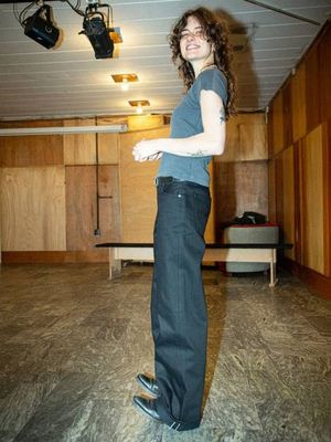 Wide Heidi Space Black Selvage | Nudie Jeans