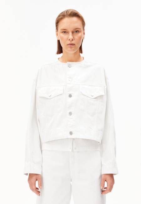 LOOSE DENIM JACKET | white