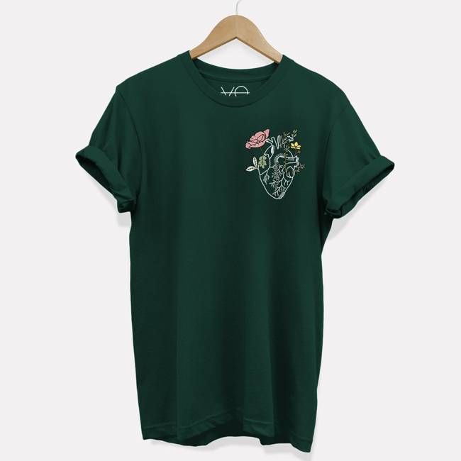 Botanatomy Heart T-Shirt (Unisex)