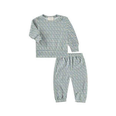 Brushed Hacci PolkaDot Pullover and Pant Set