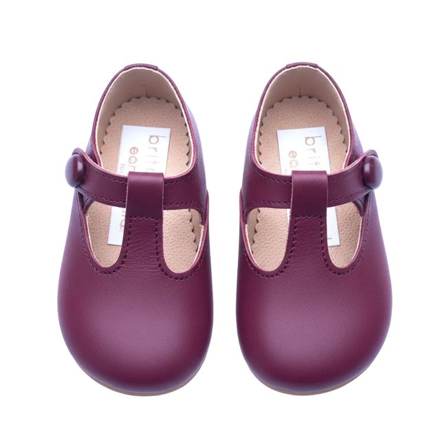 Britannical x Early Days - Alex Pre-Walker Baby Shoes - So Burgundy