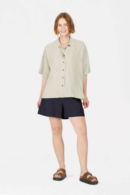 KYGO Tencel Linen Short - Navy