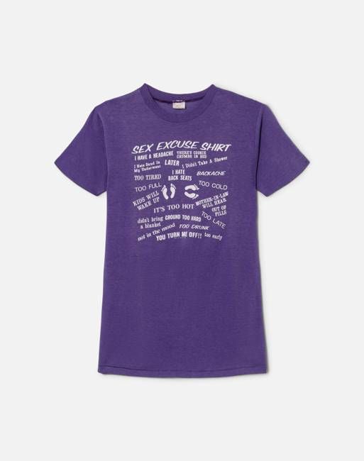 90s Excuses Tee -#1056