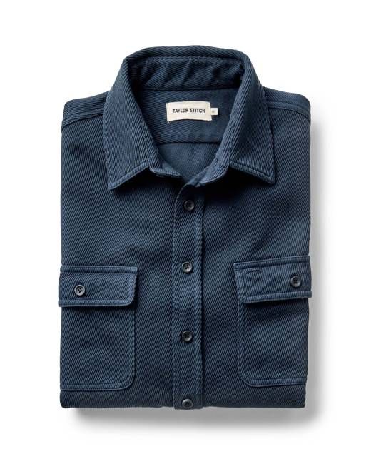 The Ledge Shirt in Dark Navy Twill
