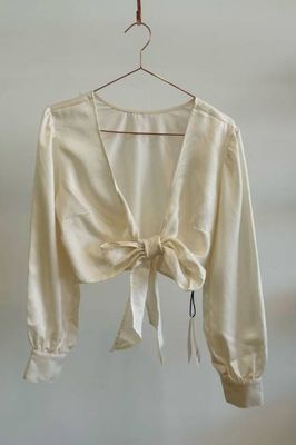Sample Sale Lauren Top in Silky Cream