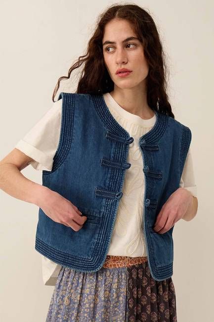 Juna Denim Gilet