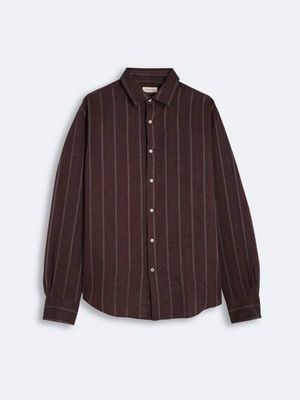Linen Shirt Lugano Burgundy