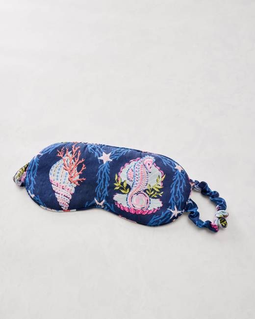 Underwater Enchantment - Eco Satin Eyemask - Navy