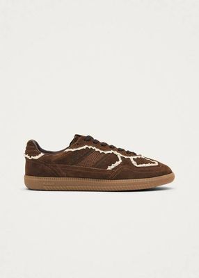Tb.490 Crochet Chocolate Leather Sneakers