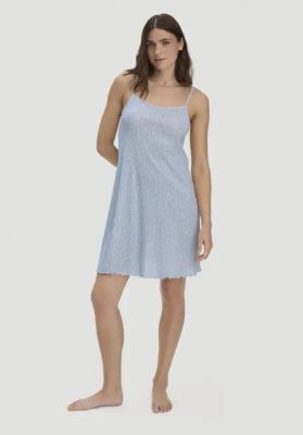 Pointelle nightgown PURE COTTON made from pure organic cotton