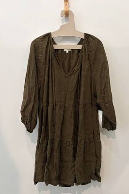 Sample Sale Phoenix Dress in Hunter Gingham Extended