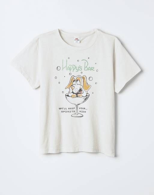Classic Tee Happy's - Vintage White