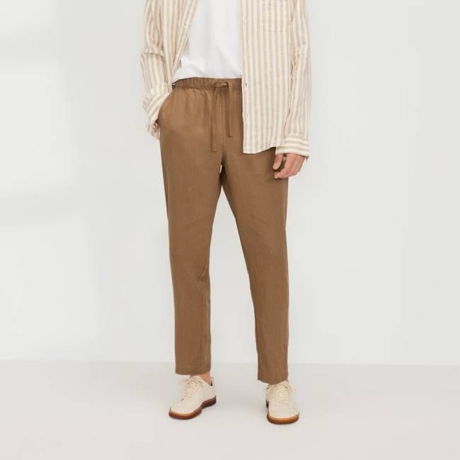 The Linen Easy Pant | Toasted Coconut