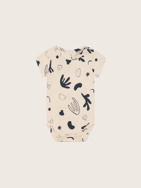 Capri Undyed Cotton Short Sleeve Bodysuit