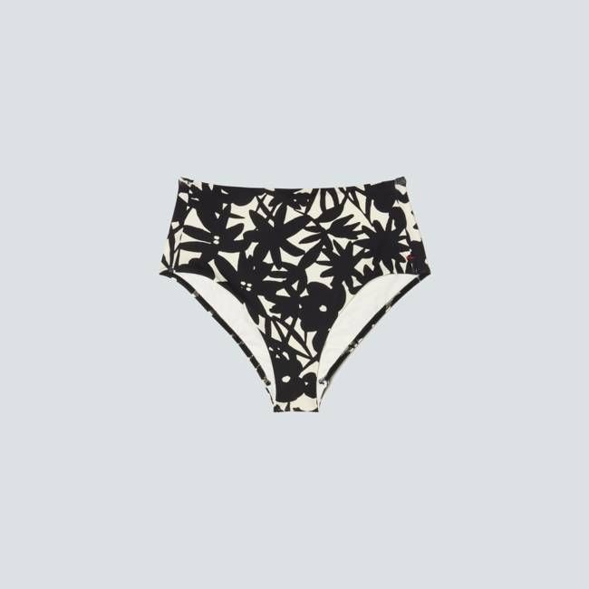 The High-Rise Hipster Bottom | Black / Canvas Floral