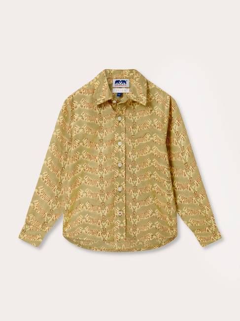 Kids Tiger Land Abaco Cotton Shirt
