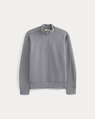 Lightweight Terry Zip Pullover | Vintage Heather Grey