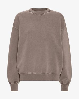Organic Oversized Crew - Faded Khaki
