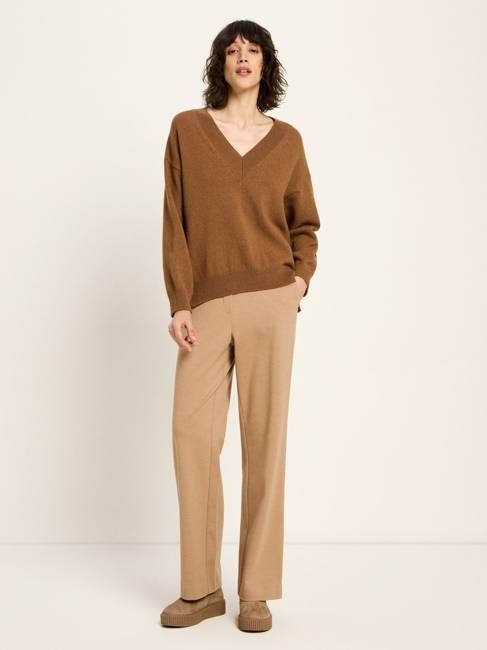 V-neck sweater (GOTS)