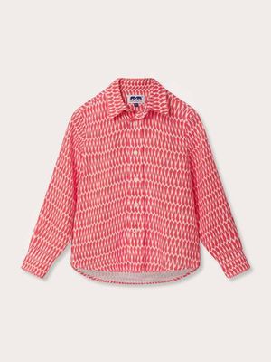 Kids Hot As Shell Abaco Linen Shirt