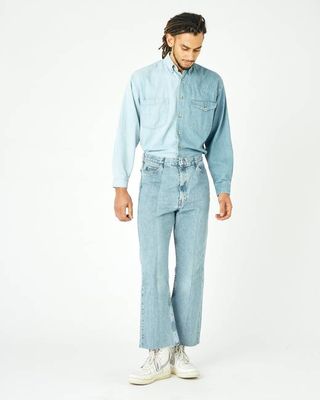 Men's Flare Jean Light Blue