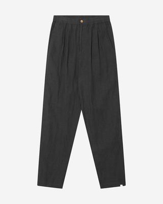 Classic Linen Pants black