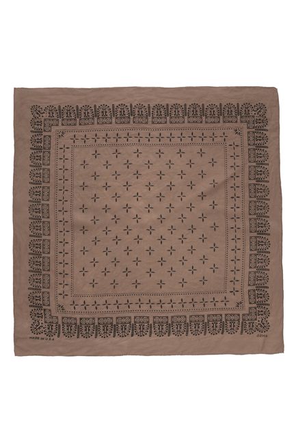 1930s Bandana, Regen Silk, Rosehip