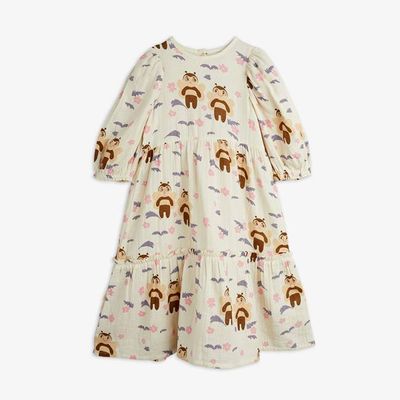 Kleid mit Puffärmeln aus Musselin