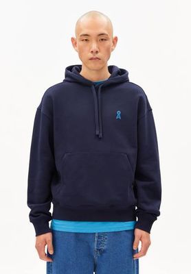 DETOX ARTWORK HOODIE | marineblau getönt