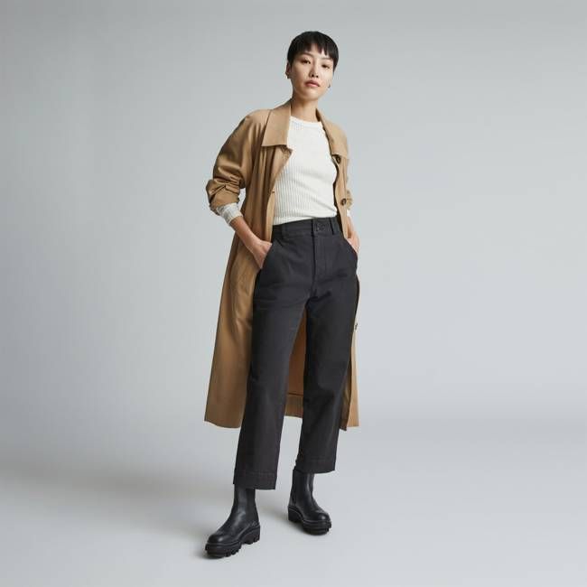 The Organic Straight-Leg Pant | Black