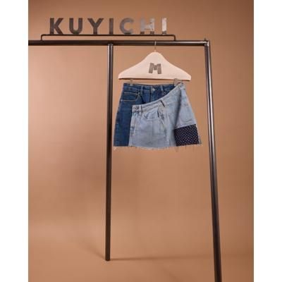 Viv Short Skirt Sashiko
