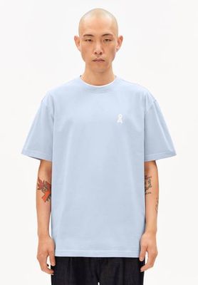 MAARKOS GMT DYE BIKE T-SHIRT | wedgewood washed
